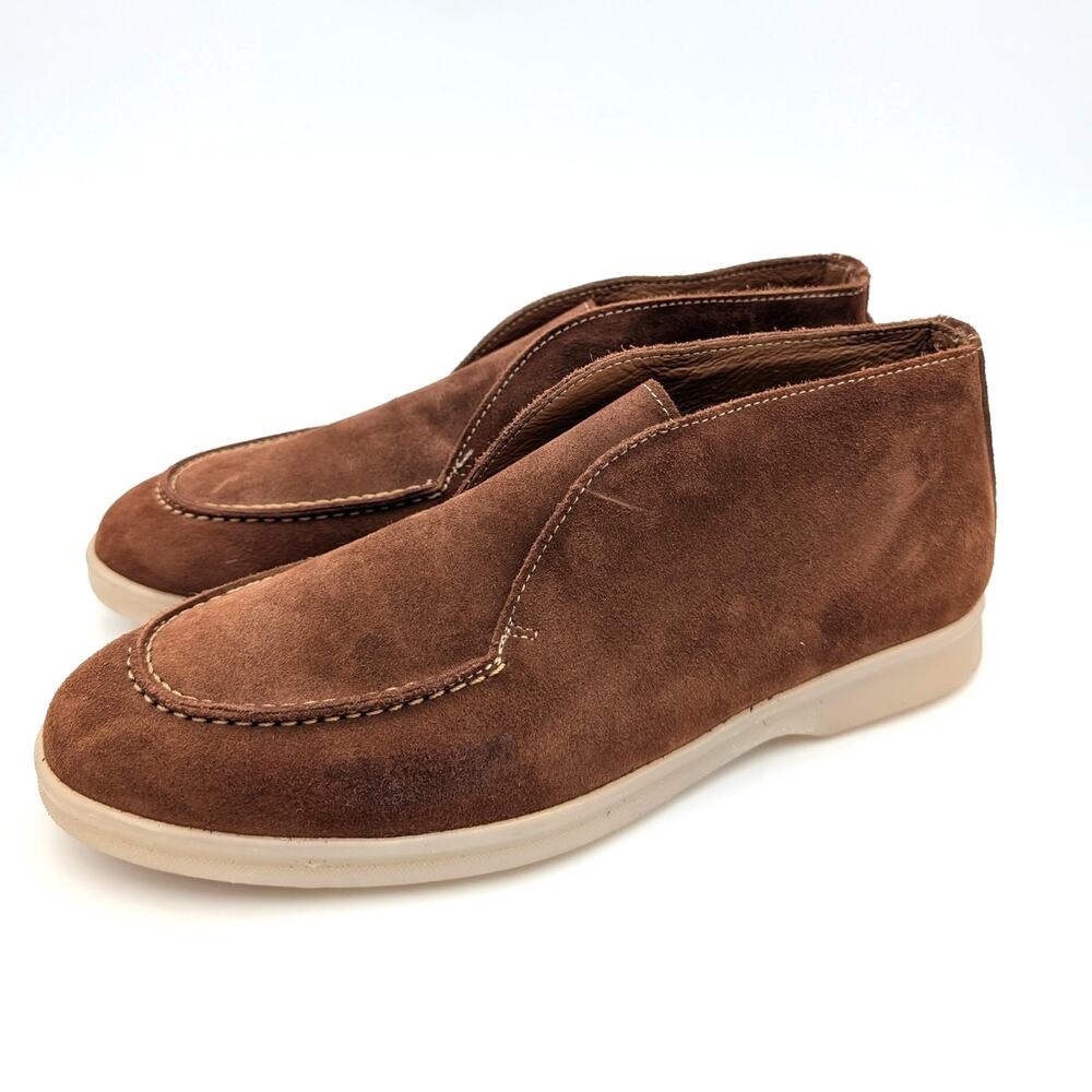 Bruno Magli Priscilla Suede Chukka Boots Women's Light Brown Size US10 EU41